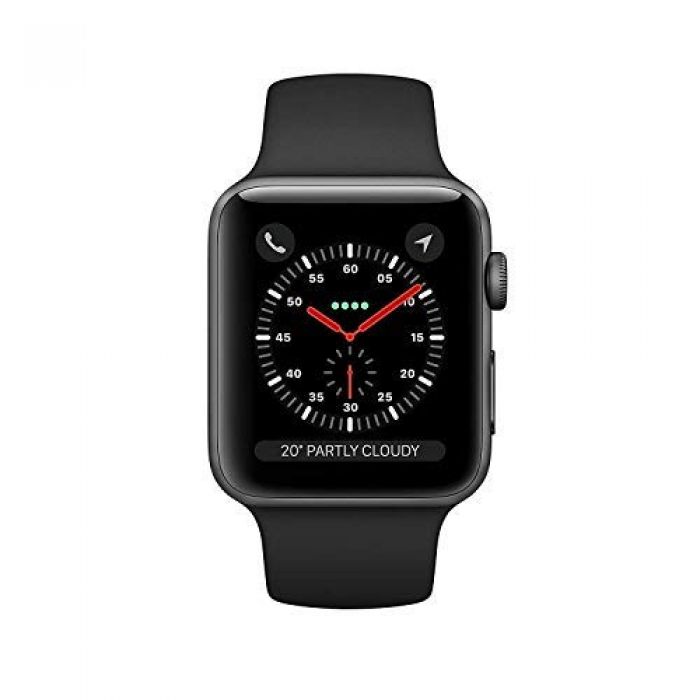 Смарт часы apple watch s3 38mm space gray aluminum case with black sport band обзор